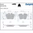 Jeu de 4 plaquettes de frein arrière DELPHI LP3167 - Visuel 1