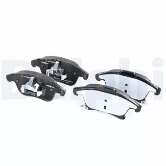 Jeu de 4 plaquettes de frein avant DELPHI LP3181