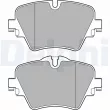 Jeu de 4 plaquettes de frein avant DELPHI LP3182 - Visuel 1
