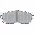Jeu de 4 plaquettes de frein avant DELPHI LP3245 - Visuel 1