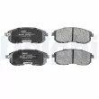 Jeu de 4 plaquettes de frein avant DELPHI LP3245 - Visuel 2