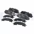 Jeu de 4 plaquettes de frein avant DELPHI LP3302 - Visuel 1