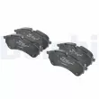 Jeu de 4 plaquettes de frein avant DELPHI LP3410 - Visuel 3