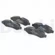 Jeu de 4 plaquettes de frein arrière DELPHI LP3549 - Visuel 3