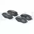 Jeu de 4 plaquettes de frein avant DELPHI LP3644 - Visuel 3