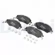 Jeu de 4 plaquettes de frein avant DELPHI LP3840 - Visuel 1