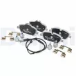 Jeu de 4 plaquettes de frein avant DELPHI LP5001EV - Visuel 3