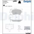 Jeu de 4 plaquettes de frein avant DELPHI LP5005EV - Visuel 1
