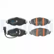 Jeu de 4 plaquettes de frein avant DELPHI LP5006EV - Visuel 2