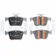 Jeu de 4 plaquettes de frein arrière DELPHI LP5011EV - Visuel 2