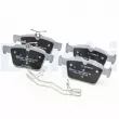 Jeu de 4 plaquettes de frein arrière DELPHI LP5011EV - Visuel 3