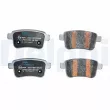 Jeu de 4 plaquettes de frein arrière DELPHI LP5012EV - Visuel 2