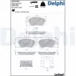 Jeu de 4 plaquettes de frein avant DELPHI LP5013EV - Visuel 1