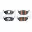 Jeu de 4 plaquettes de frein avant DELPHI LP5014EV - Visuel 2