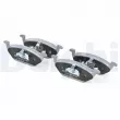 Jeu de 4 plaquettes de frein avant DELPHI LP5014EV - Visuel 3