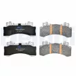 Jeu de 4 plaquettes de frein avant DELPHI LP5015EV - Visuel 2