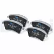 Jeu de 4 plaquettes de frein avant DELPHI LP5017EV - Visuel 3