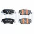 Jeu de 4 plaquettes de frein arrière DELPHI LP5020EV - Visuel 2