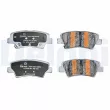 Jeu de 4 plaquettes de frein arrière DELPHI LP5021EV - Visuel 2