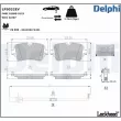 Jeu de 4 plaquettes de frein arrière DELPHI LP5032EV - Visuel 1