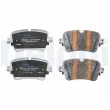 Jeu de 4 plaquettes de frein arrière DELPHI LP5032EV - Visuel 2