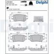 Jeu de 4 plaquettes de frein arrière DELPHI LP5036EV - Visuel 1