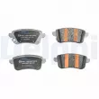 Jeu de 4 plaquettes de frein arrière DELPHI LP5038EV - Visuel 2