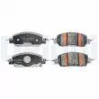 Jeu de 4 plaquettes de frein avant DELPHI LP5040EV - Visuel 2