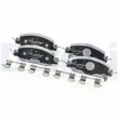 Jeu de 4 plaquettes de frein avant DELPHI LP5040EV - Visuel 3