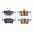 Jeu de 4 plaquettes de frein arrière DELPHI LP5041EV - Visuel 2