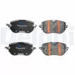 Jeu de 4 plaquettes de frein avant DELPHI LP5046EV - Visuel 2