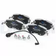 Jeu de 4 plaquettes de frein avant DELPHI LP5046EV - Visuel 3