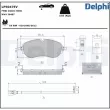 Jeu de 4 plaquettes de frein avant DELPHI LP5047EV - Visuel 1