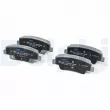 Jeu de 4 plaquettes de frein arrière DELPHI LP5062EV - Visuel 3