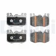 Jeu de 4 plaquettes de frein avant DELPHI LP5074EV - Visuel 2