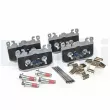 Jeu de 4 plaquettes de frein avant DELPHI LP5074EV - Visuel 3