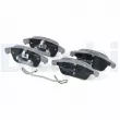 Jeu de 4 plaquettes de frein avant DELPHI LP5084EV - Visuel 3