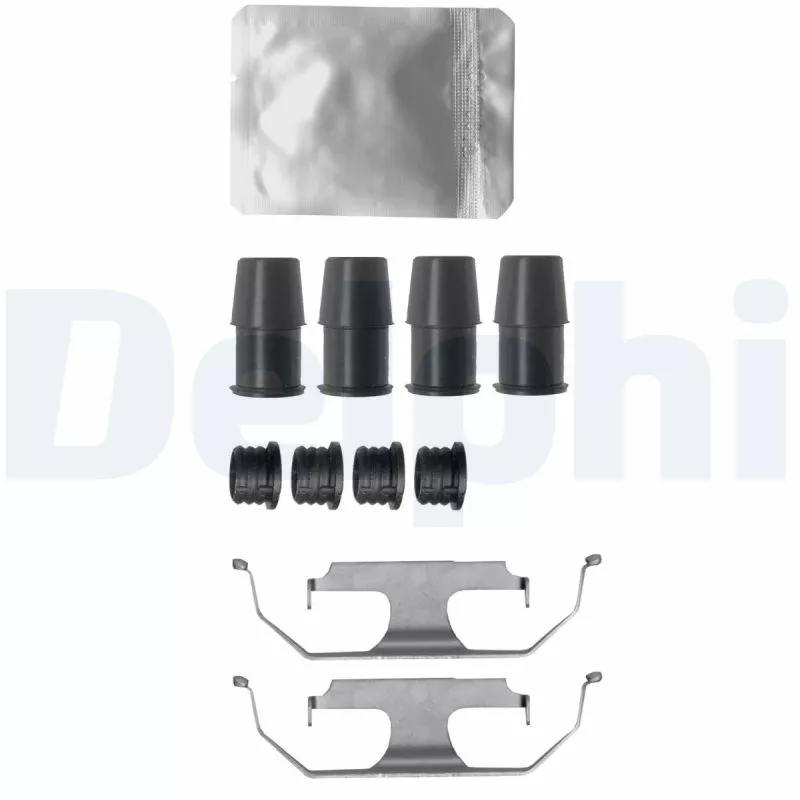 Kit d'accessoires, plaquette de frein à disque DELPHI LX0643