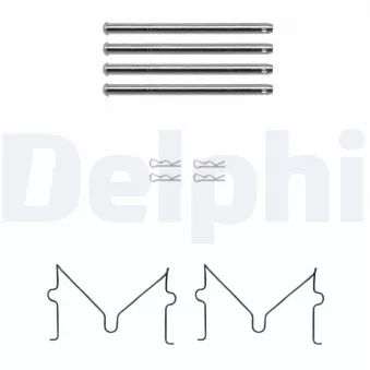 Kit d'accessoires, plaquette de frein à disque DELPHI LX0691