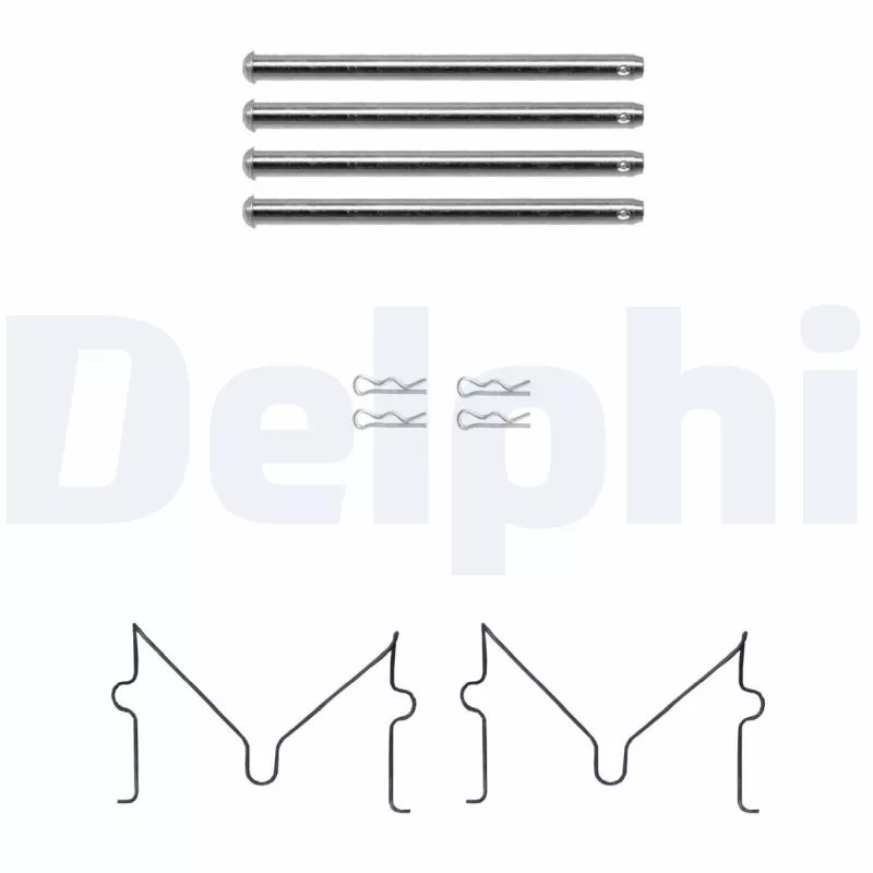 Kit d'accessoires, plaquette de frein à disque DELPHI LX0691