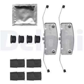 Kit d'accessoires, plaquette de frein à disque DELPHI LX0700