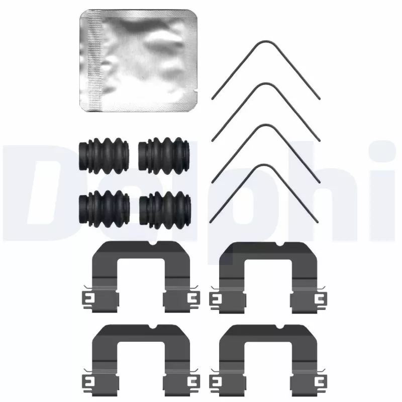Kit d'accessoires, plaquette de frein à disque DELPHI LX0735