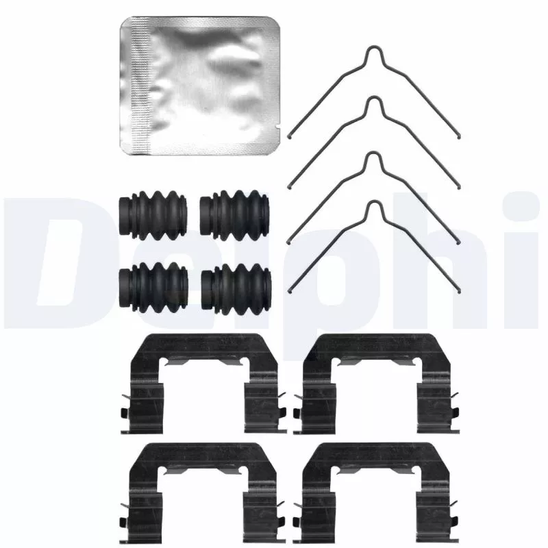 Kit d'accessoires, plaquette de frein à disque DELPHI LX0736