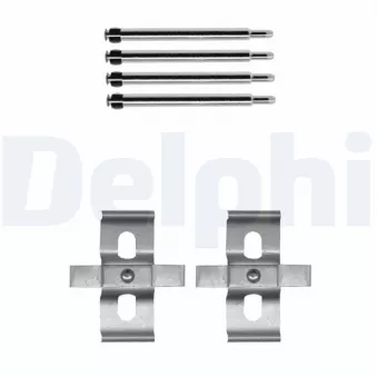 Kit d'accessoires, plaquette de frein à disque DELPHI LX0737