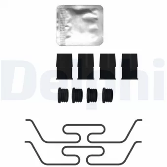 Kit d'accessoires, plaquette de frein à disque DELPHI LX0740