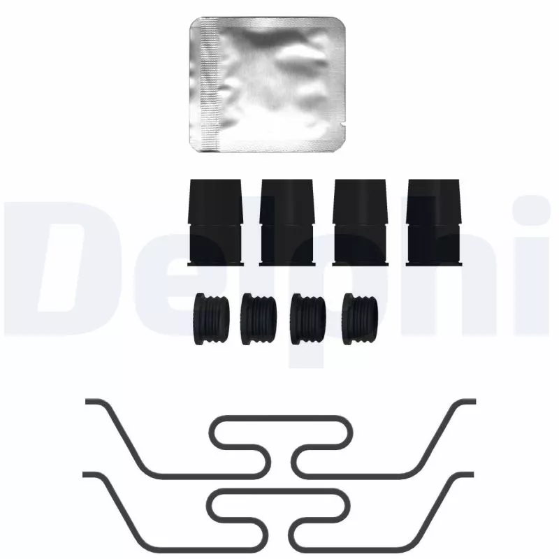 Kit d'accessoires, plaquette de frein à disque DELPHI LX0740