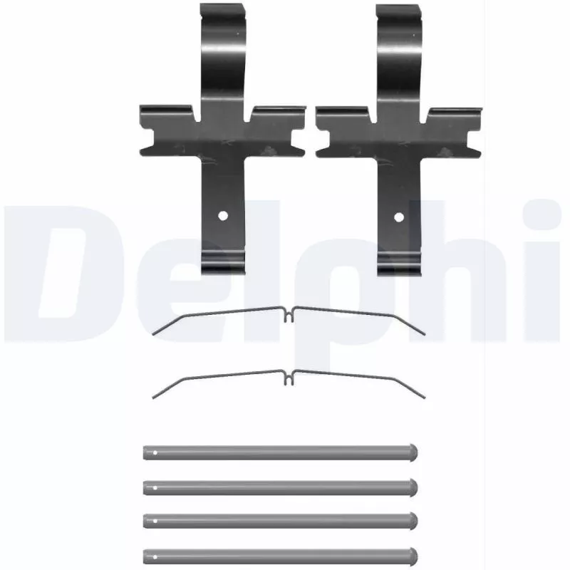 Kit d'accessoires, plaquette de frein à disque DELPHI LX0742