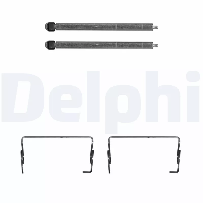 Kit d'accessoires, plaquette de frein à disque DELPHI LX0745