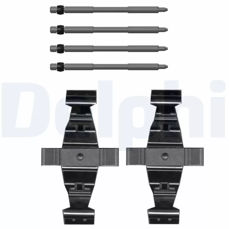 Kit d'accessoires, plaquette de frein à disque DELPHI LX0749