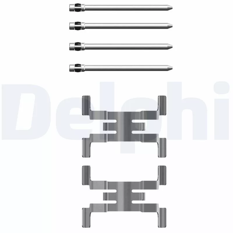Kit d'accessoires, plaquette de frein à disque DELPHI LX0751
